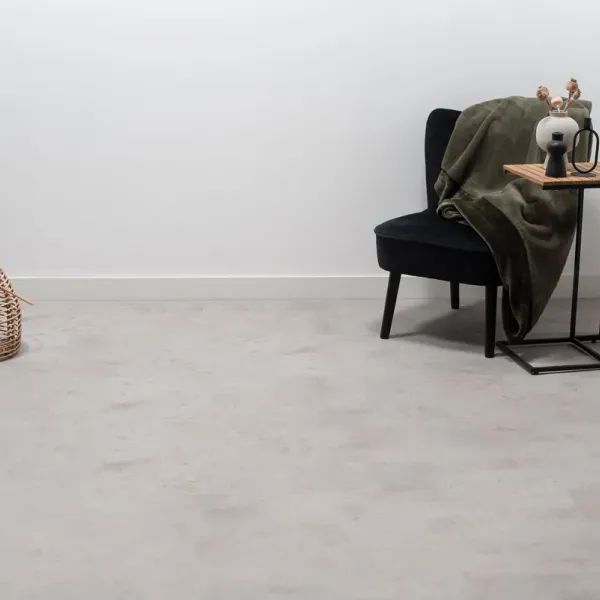 Floer Fliesen Klebe Vinyl – Betonlook Hellgrau