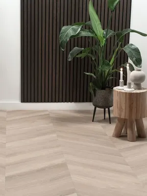 Image of: Floer Chevron Klebe Vinyl – Unbehandelt Eiche